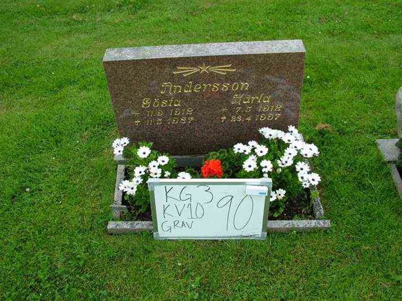 Gravnummer: 3 10    90