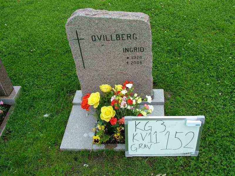 Gravnummer: 3 11   152