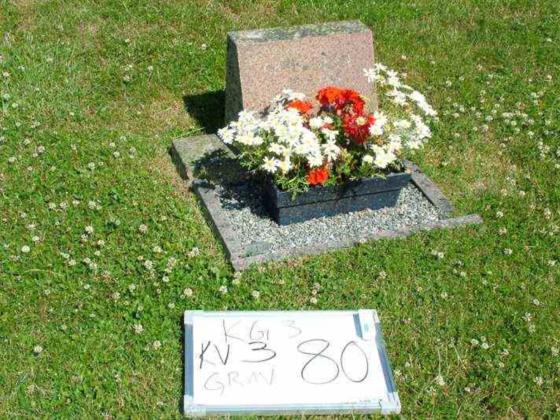 Gravnummer: 3 03    80