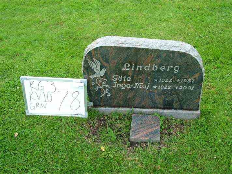 Gravnummer: 3 10    78