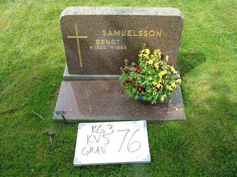 Gravnummer: 3 05    76