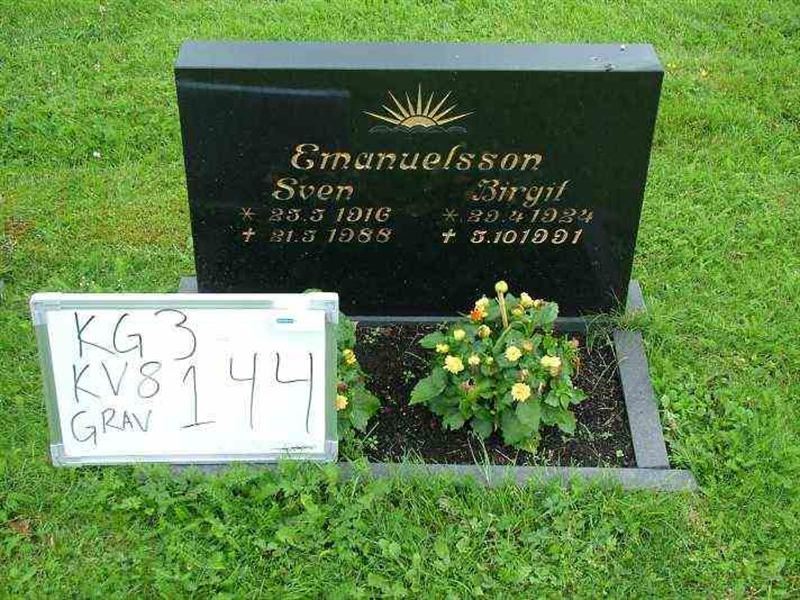 Gravnummer: 3 08   144