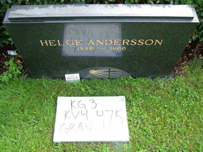 Gravnummer: 3 04   475