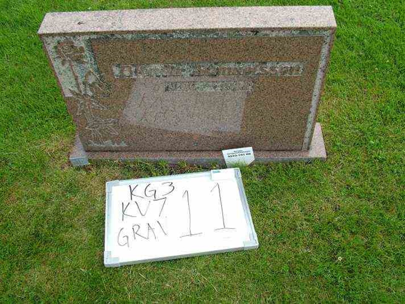 Gravnummer: 3 07    11