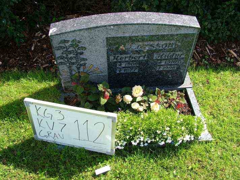 Gravnummer: 3 07   112