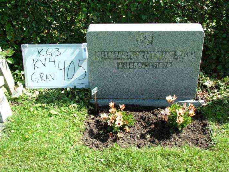 Gravnummer: 3 04   405