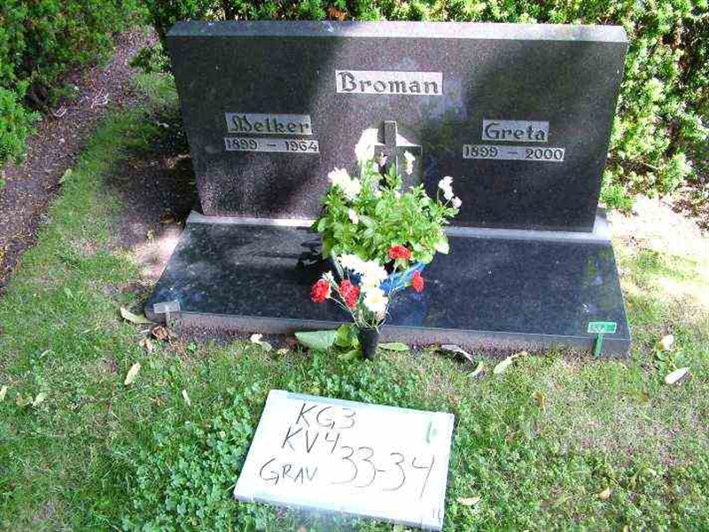 Gravnummer: 3 04    33-34