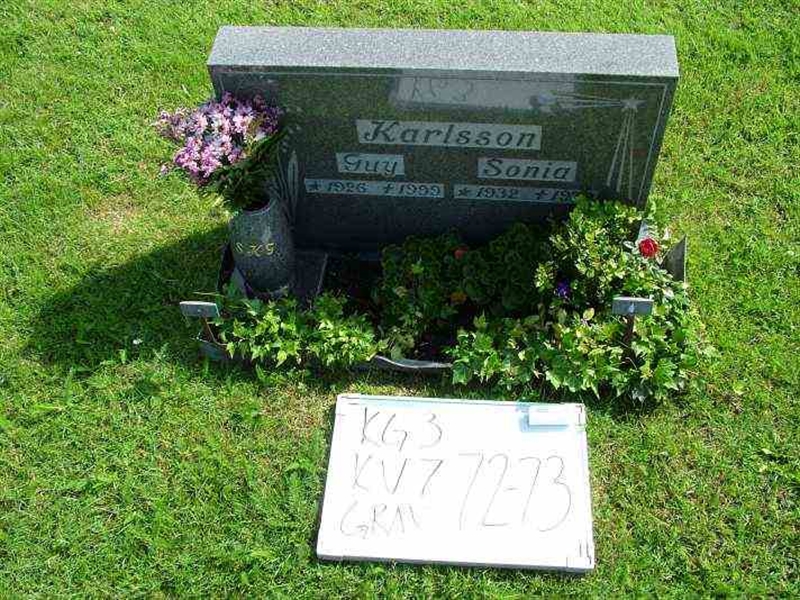 Gravnummer: 3 07    72-73