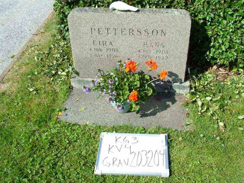 Gravnummer: 3 04   203-204