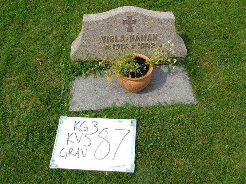 Gravnummer: 3 05    87