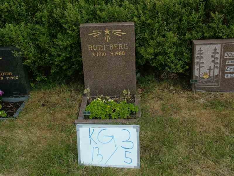 Grave number: 3 13     5