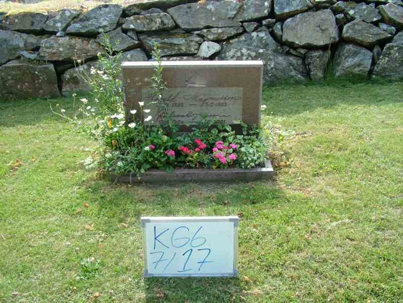 Grave number: 6 07    17-2
