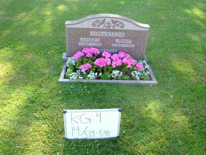 Hautatunnus: 4 14-G   539-540