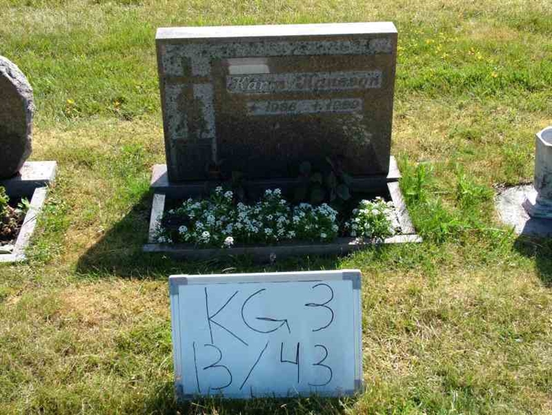 Hautatunnus: 3 13    43