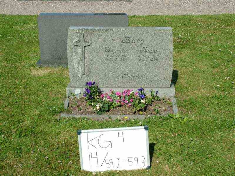 Hautatunnus: 4 14-G   592-593