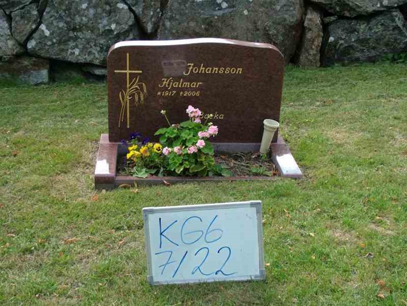 Grave number: 6 07    22-2