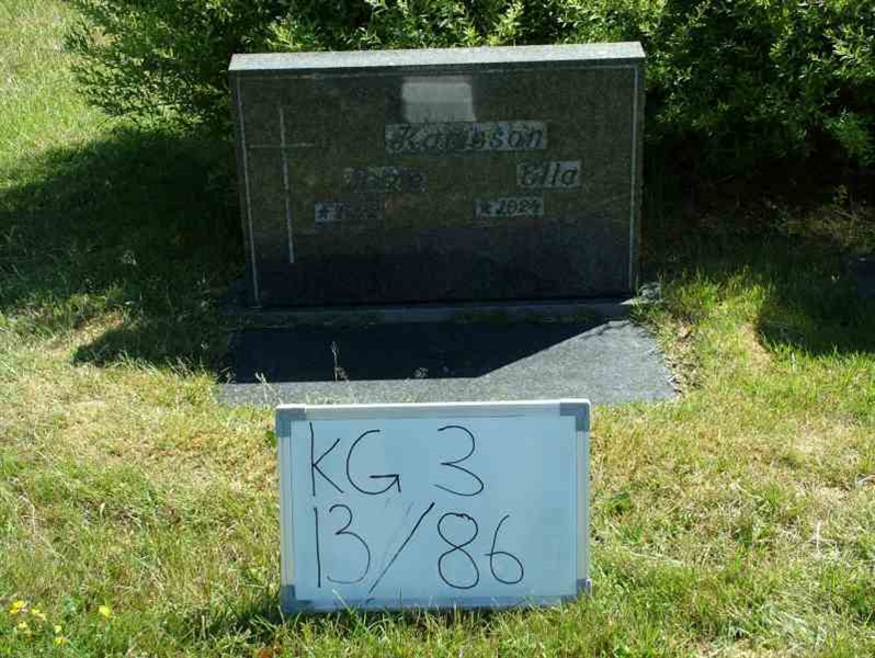 Hautatunnus: 3 13    86