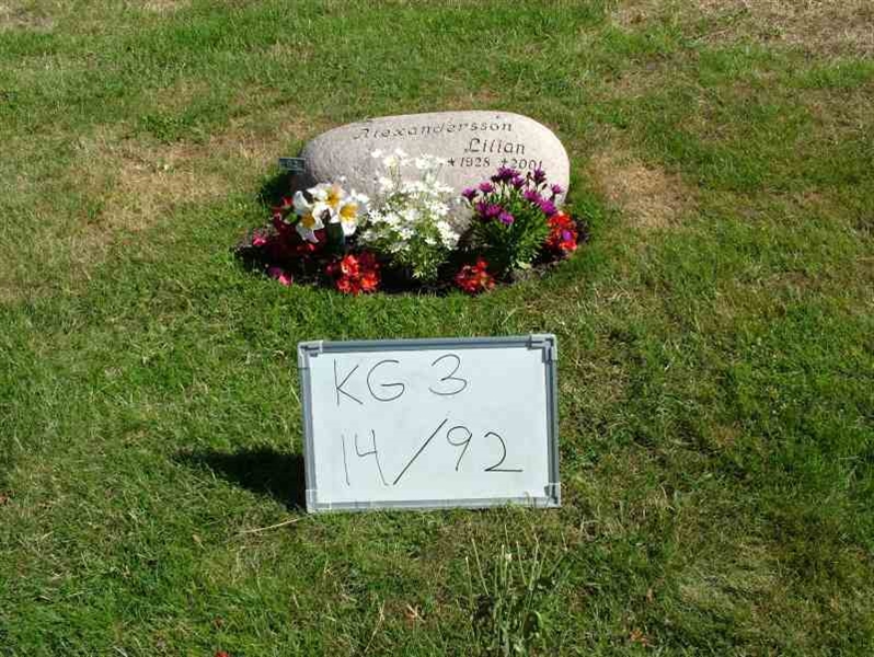 Gravnummer: 3 14    92