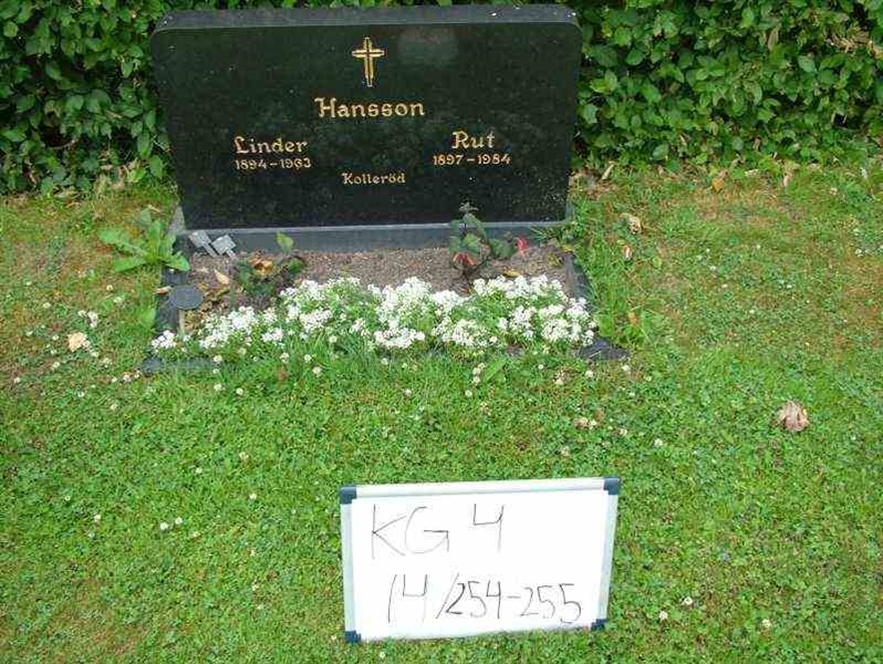 Hautatunnus: 4 14-G   254-255