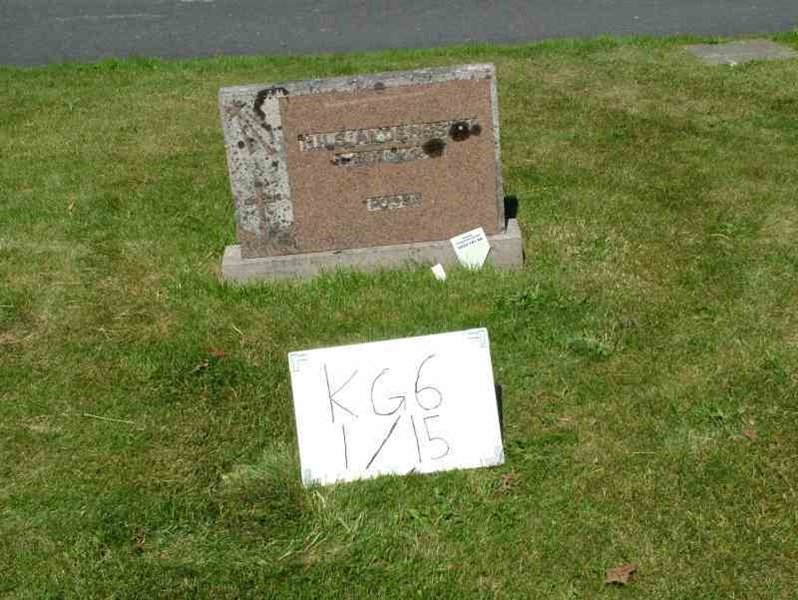 Gravnummer: 6 01    15-1