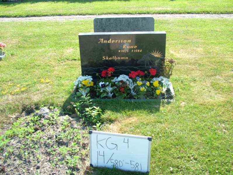 Gravnummer: 4 14-G   580-581