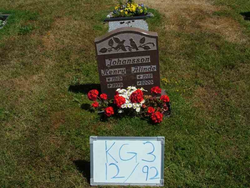 Gravnummer: 3 12    92