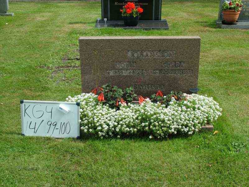 Hautatunnus: 4 14-G    99-100