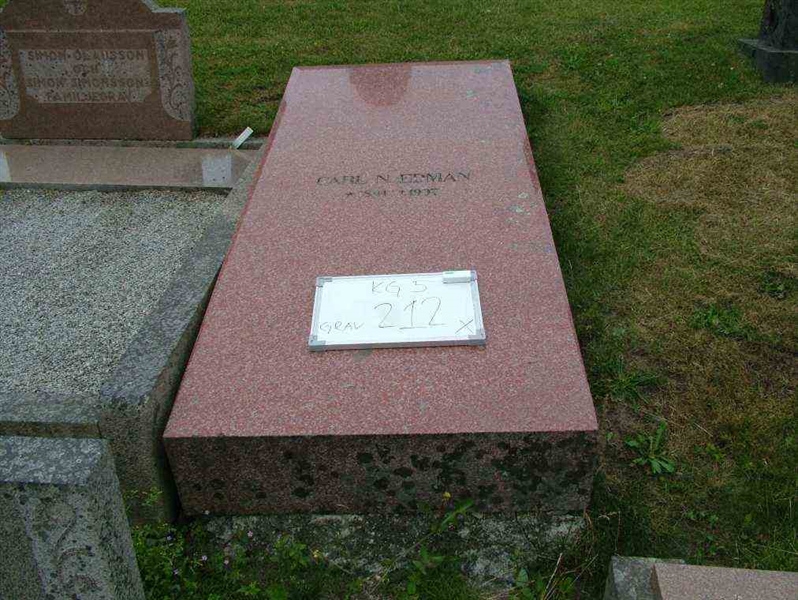 Gravnummer: 5   212-2