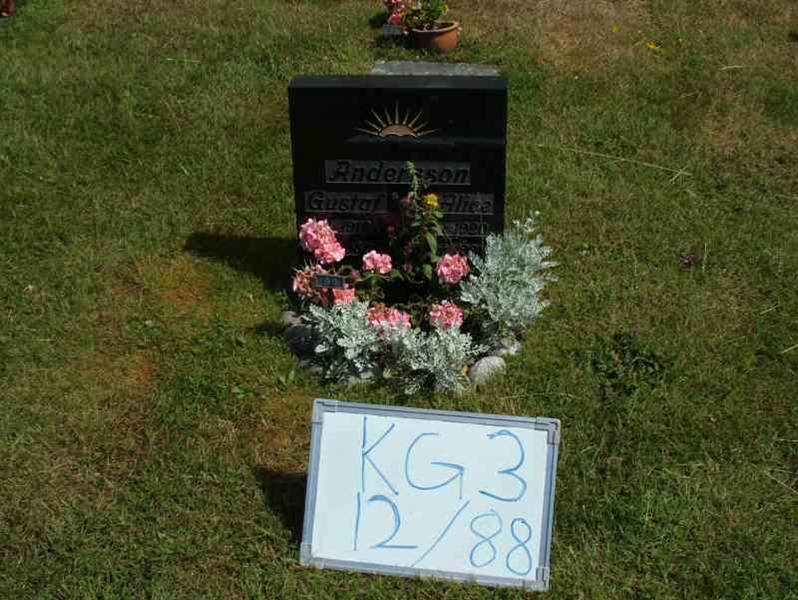 Gravnummer: 3 12    88