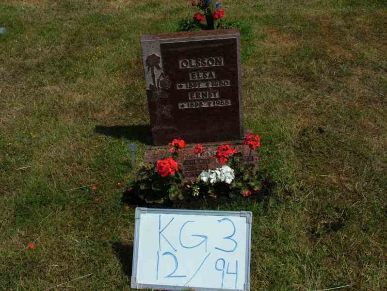 Gravnummer: 3 12    94