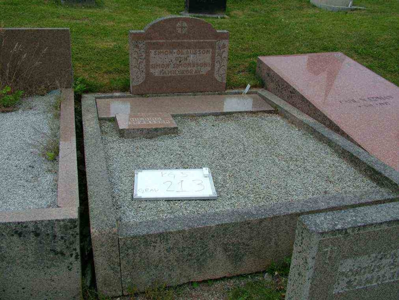 Gravnummer: 5   213-2