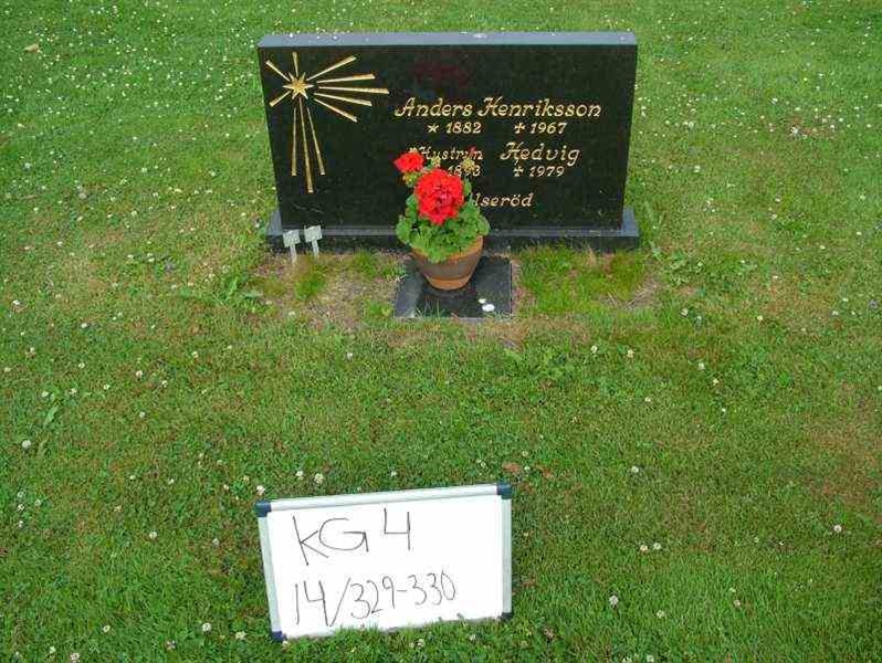 Hautatunnus: 4 14-G   329-330