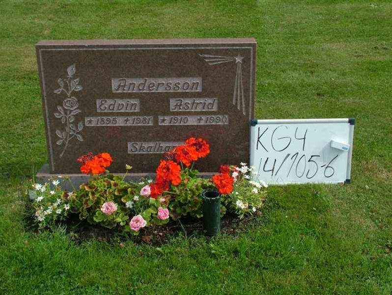 Gravnummer: 4 14-G   105-106