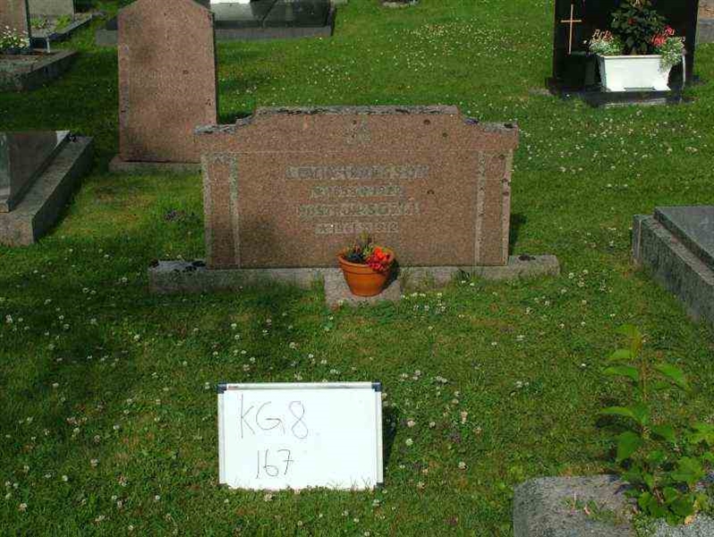 Grave number: 8   167-2