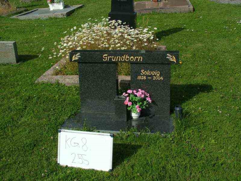 Grave number: 8   255-2
