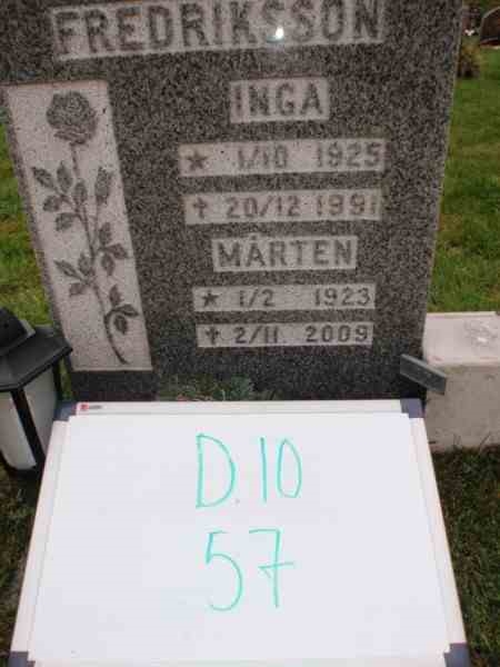 Gravnummer: 3 10    57