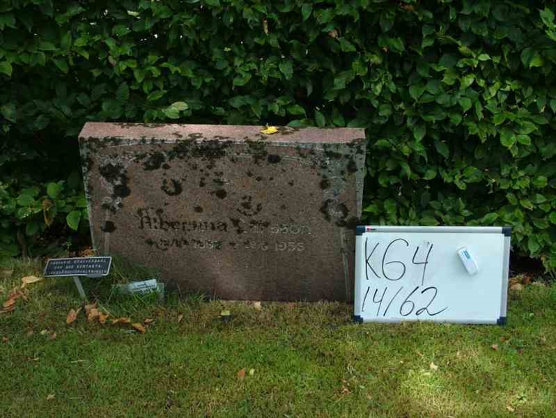 Hautatunnus: 4 14-G    62