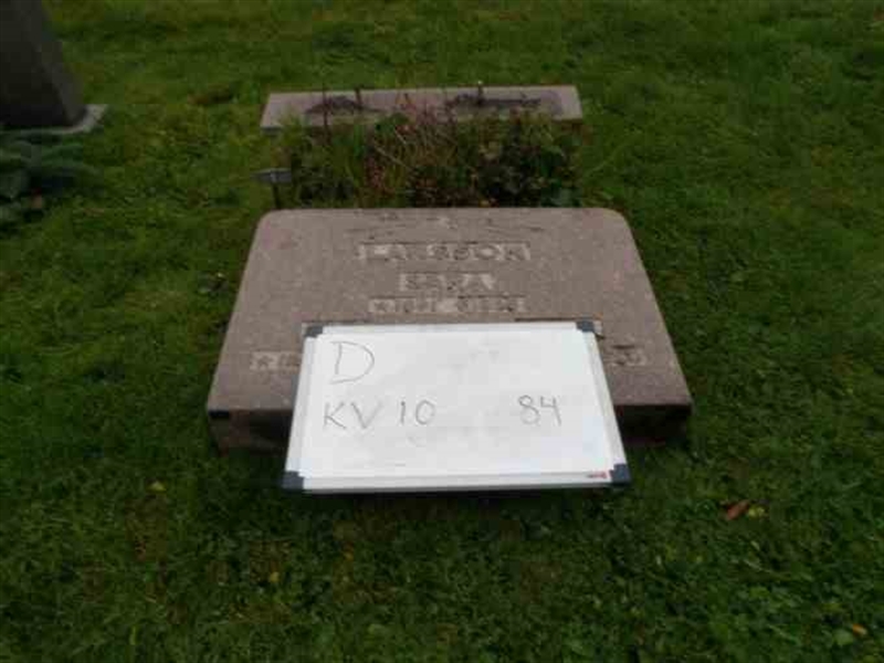 Gravnummer: 3 10    84