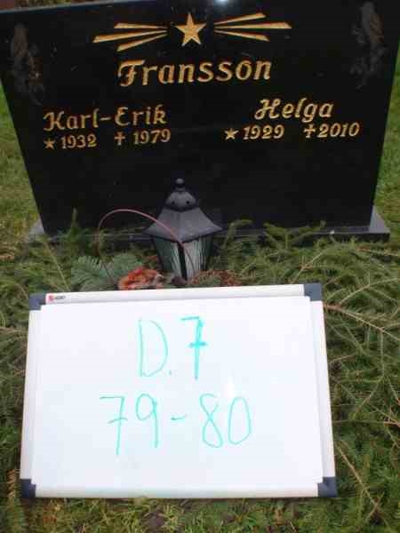 Gravnummer: 3 07    79-80