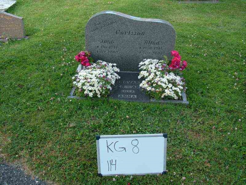 Grave number: 8   114-2