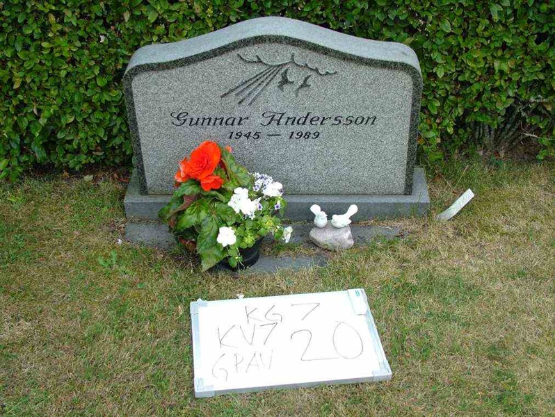 Gravnummer: 7 07    20