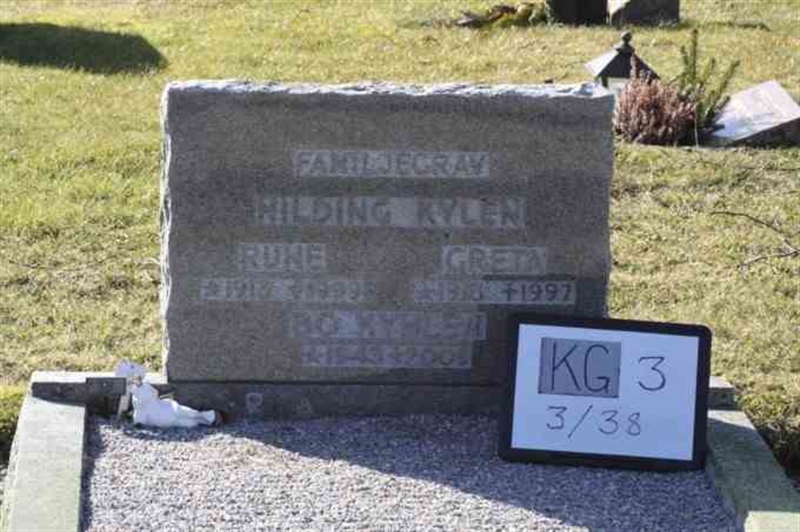 Gravnummer: 3 03    38