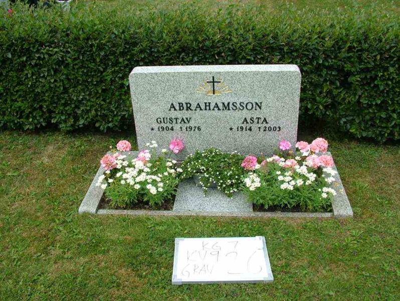 Gravnummer: 7 09    26-2