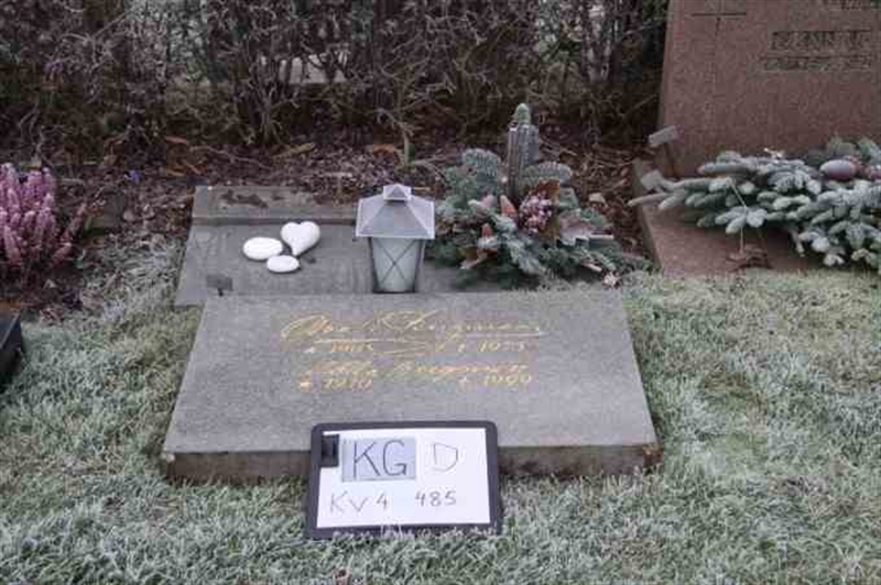 Gravnummer: 3 04   485