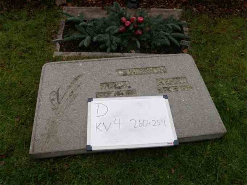 Gravnummer: 3 04   259-260