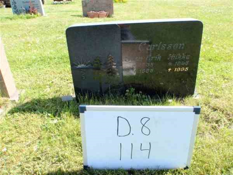 Gravnummer: 3 08   114