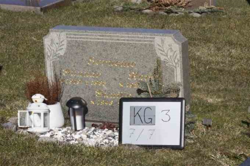 Gravnummer: 3 07     7