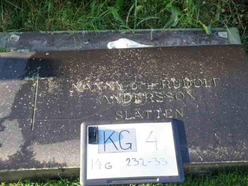 Gravnummer: 4 14-G   232-233