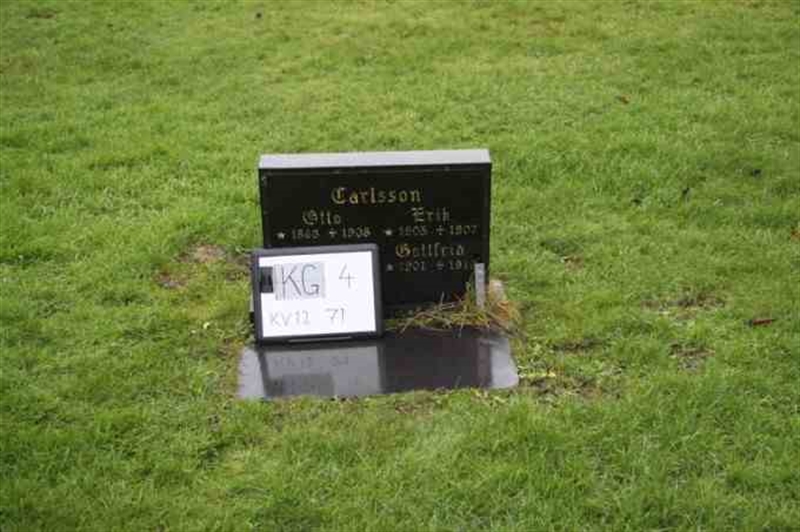 Gravnummer: 4 12    71