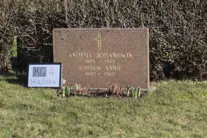 Hautatunnus: 4 14-G   205-206